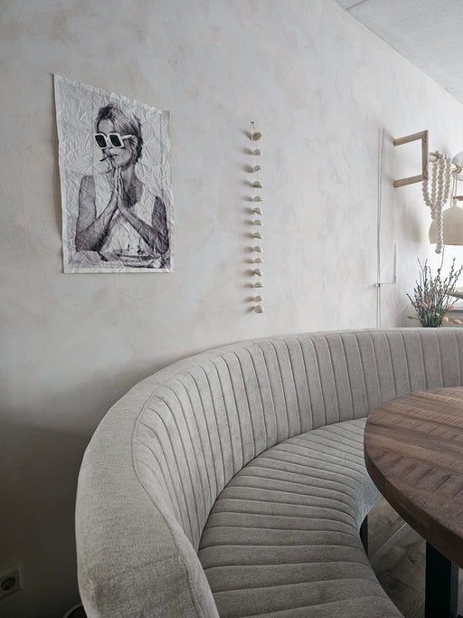Sfeerbeeld van het canvas doek Brigitte Bardot in Dutch Old Canvas.
