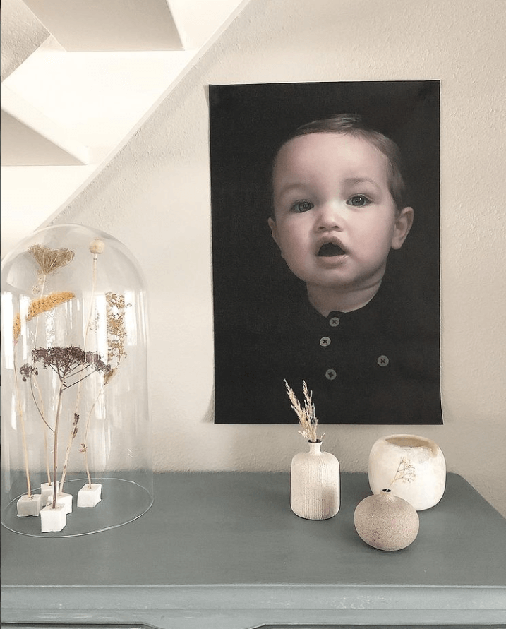 Eigen foto staand geen rand