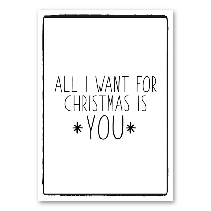 Alles was ich zu Weihnachten möchte bist du
