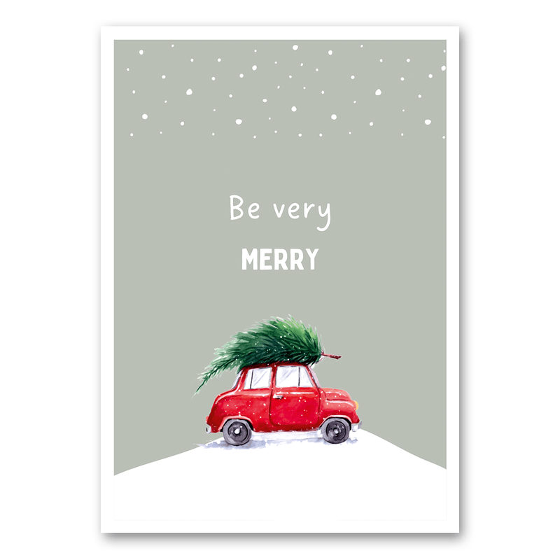 Mo-Ca Dutch old canvas Be very merry