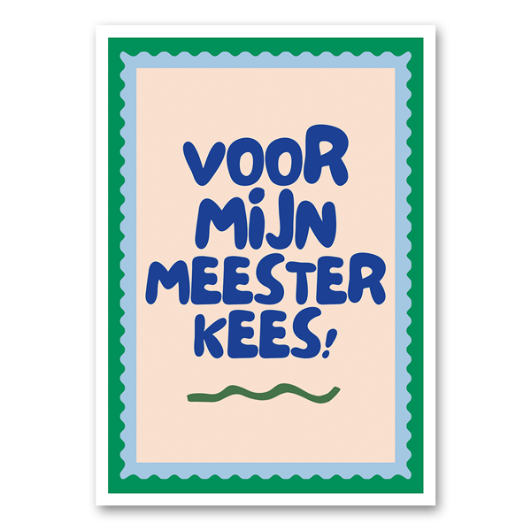 Bedankt juf/meester