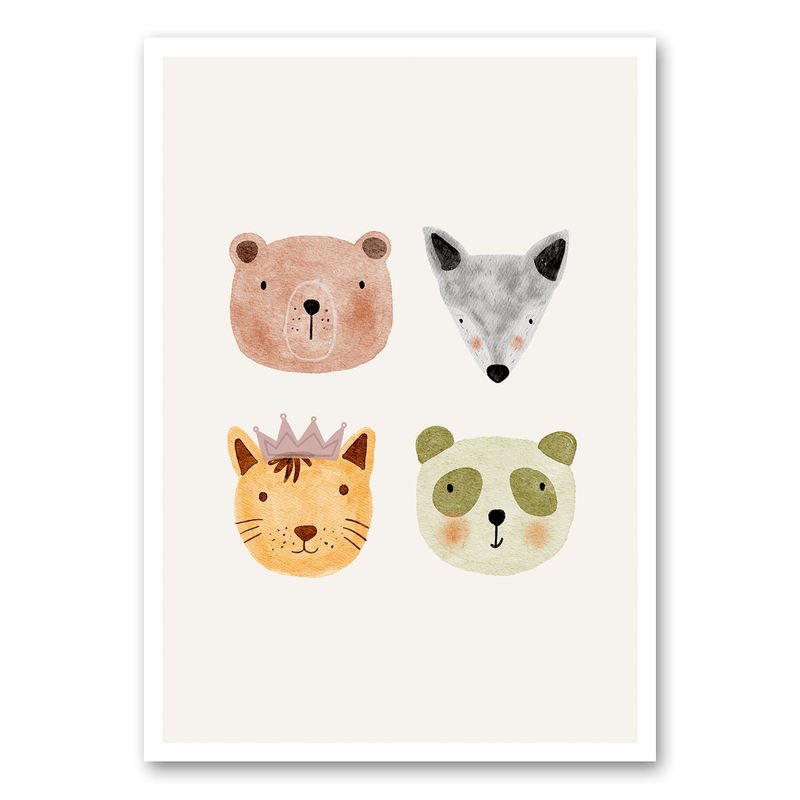 Mo-Ca Dutch old canvas Verschillende dieren