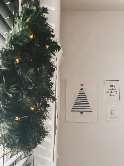 Abstracte kerstboom