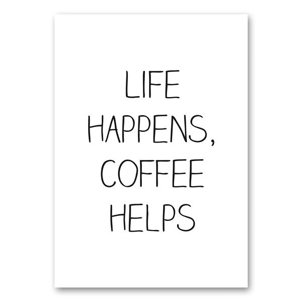 Das Leben passiert, Kaffee hilft