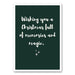 Canvas met kersttekst Wishing you a Christmas full of memories and magic – feestelijke wanddecoratie van Mo-Ca