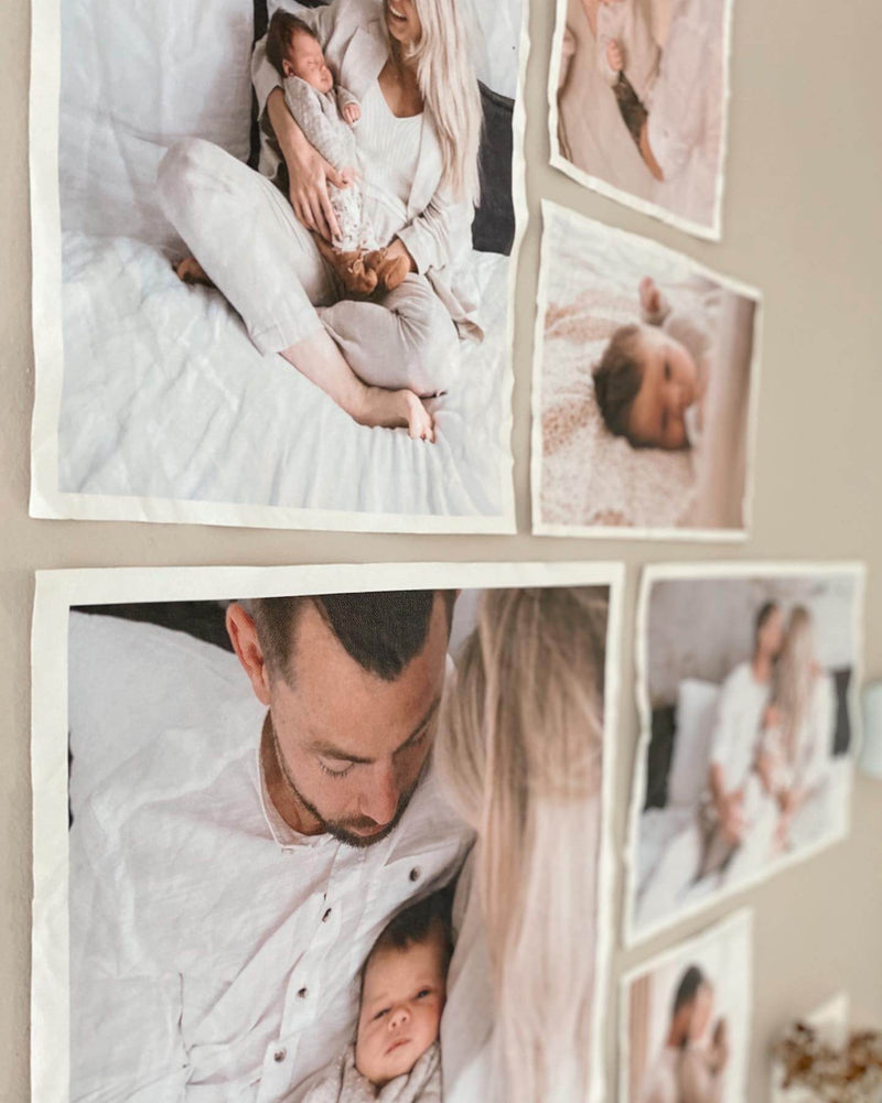 Eigen foto liggend witte rand