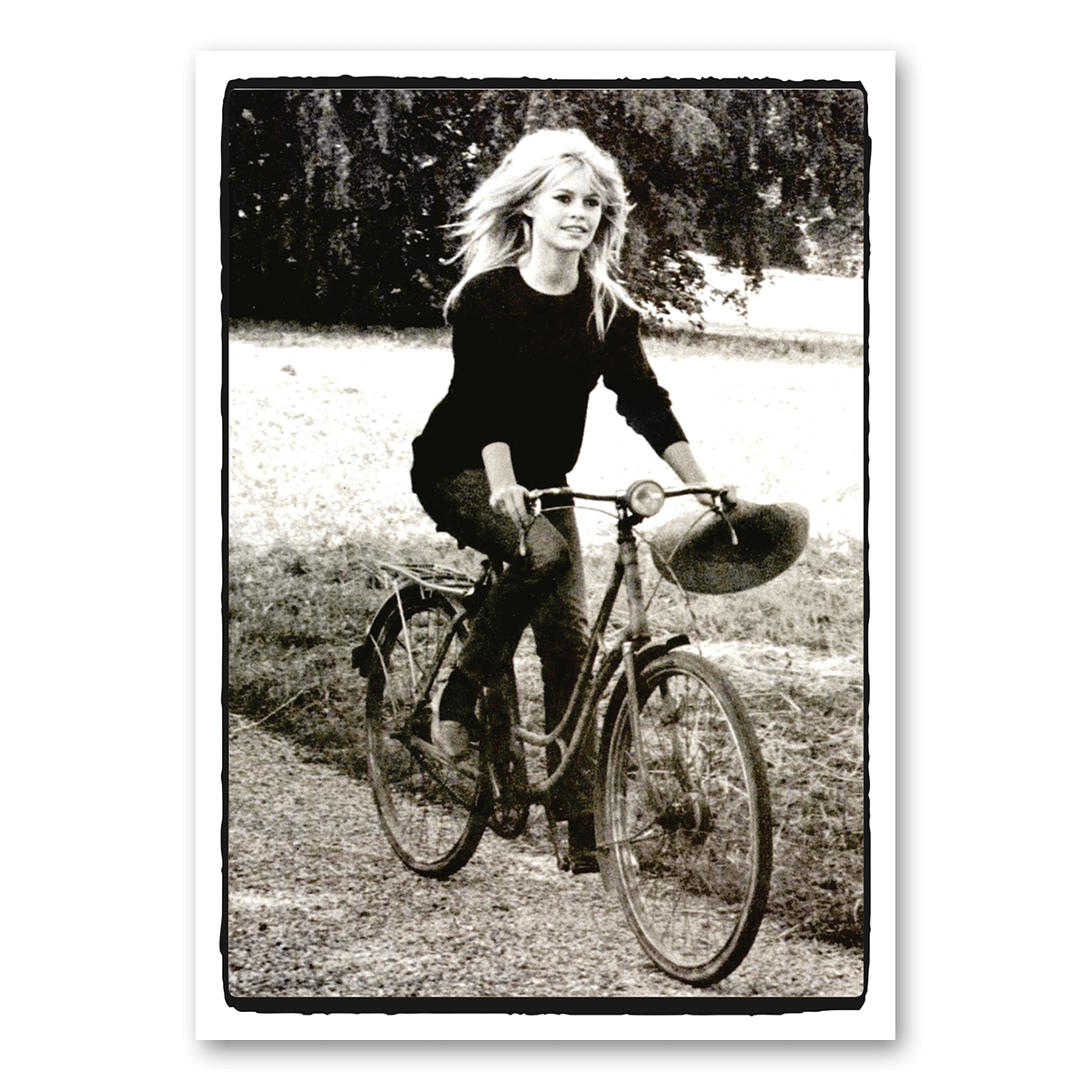 Mo-Ca Dutch old canvas Ga toch fietsen met Brigitte Bardot