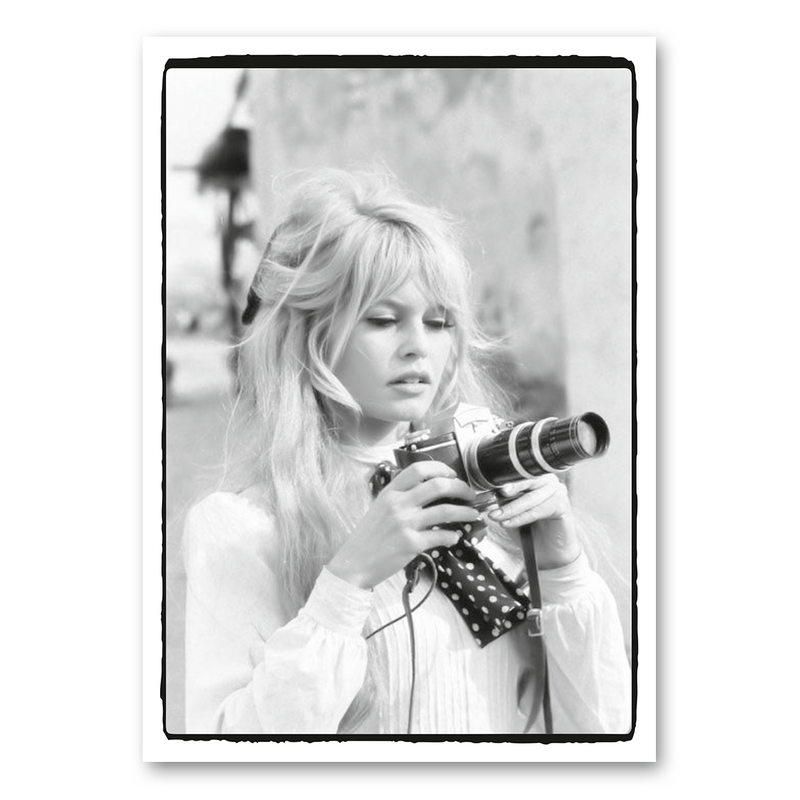 Mo-Ca Dutch old canvas Smile to her! Brigitte Bardot