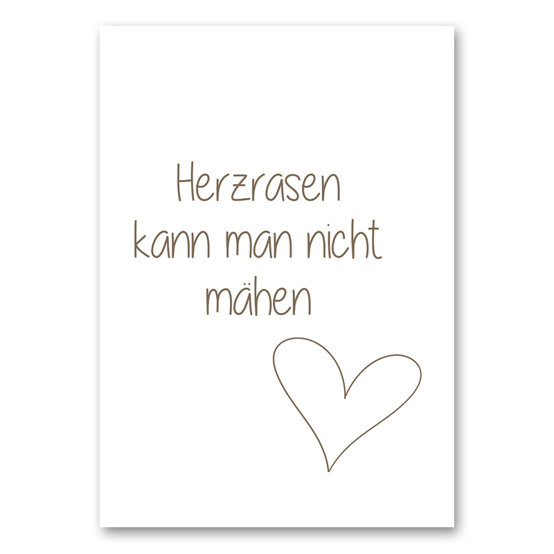 Mo-Ca Dutch old canvas Herzrasen kann man nicht mähen