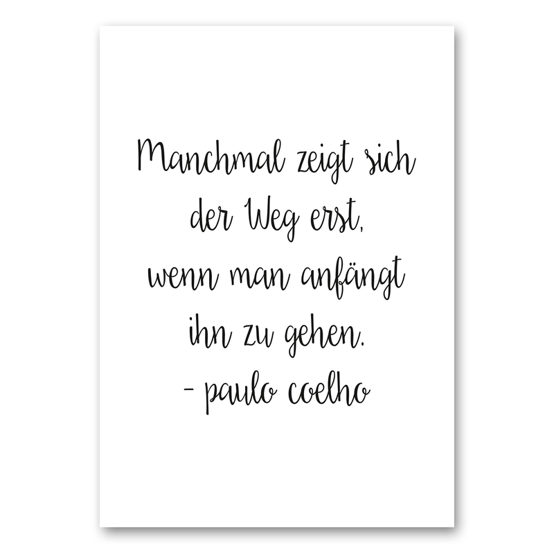 Mo-Ca Dutch old canvas Manchmal zeigt sich der Weg erst