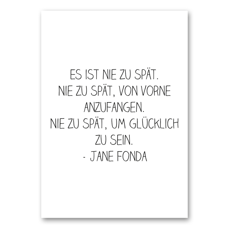 Mo-Ca Dutch old canvas Est ist nie zu spät