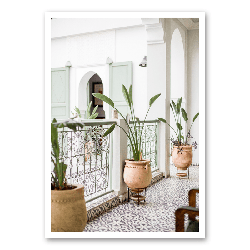 Mo-Ca Dutch old canvas Marrakesh Riad