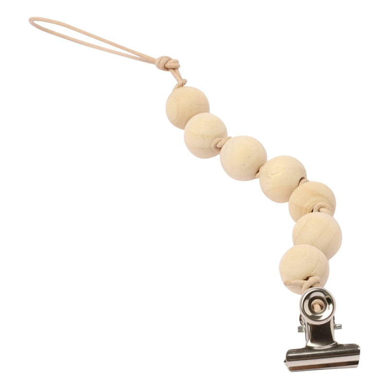 Mo-Ca Dutch old canvas Wooden beads clips hanger