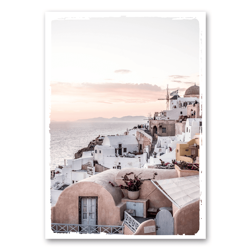 Mo-Ca Dutch old canvas Dorpje aan zee