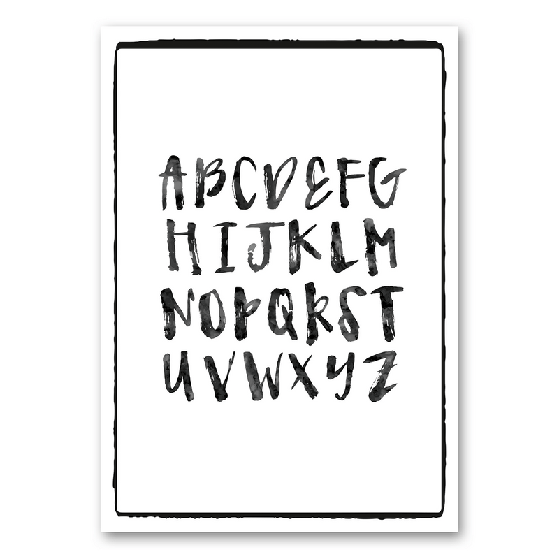 Mo-Ca Dutch old canvas Alfabet