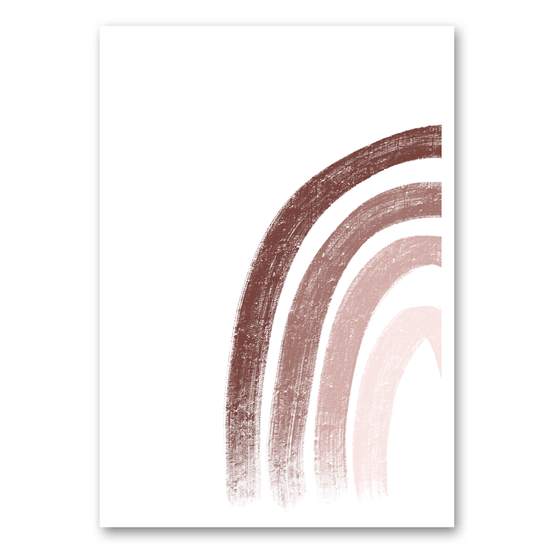 Mo-Ca Dutch old canvas Halve roze regenboog